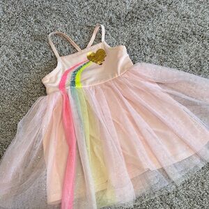 Zuni’s rainbow tulle dress